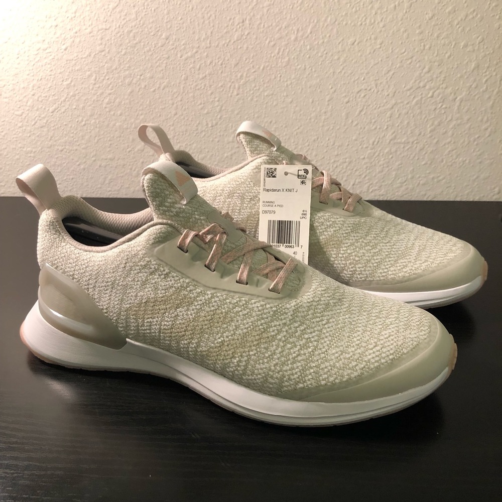 Adidas Rapidarun X Knit J Sneakers women’s Sz 7